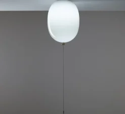 Plafonnier, Memory Oval 300, blanc, Ø30cm, H43,5cm - Brokis