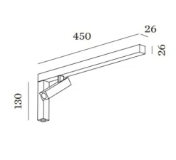 Plafonnier, Mick 2.0, blanc, or, LED, dim, 2700K, 460 lm, L45cm, H13cm - Wever&Ducré