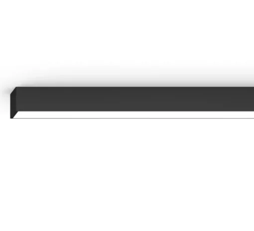 Plafonnier, Mino 60, noir, LED, 3000k, 1960 lm, L148cm, H8cm - XAL