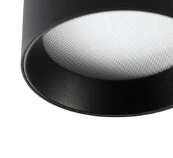 Plafonnier, Mizu, noir, LED, 2700K, 420 lm, Ø9cm, H6cm - Faro