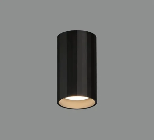 Plafonnier, Modrian, noir, Ø5,65cm, H10cm - ACB