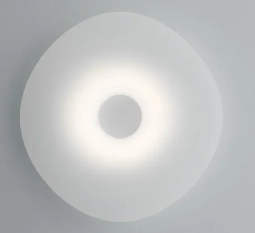 Plafonnier, Mr Magoo, blanc, IP40, LED, dim, 3000K, 2794 lm, Ø52cm, H12,5cm - Stilnovo