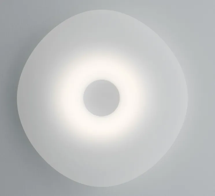 Plafonnier, Mr Magoo, blanc, IP40, LED, dim, 3000K, 2794 lm, Ø52cm, H12,5cm - Stilnovo