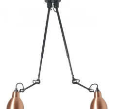 Plafonnier, N°302 Double BL-Copper, cuivre, L14cm, H88,4cm - DCW éditions Paris