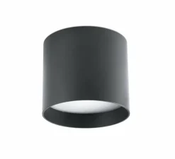 Plafonnier, NATSU, noir, LED, 3000K, 1275lm, Ø15cm, H13,5cm - Faro