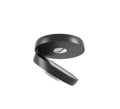 Plafonnier, Nautilus, noir mat, LED, 2700K, 995 lm, Ø13,4cm, H5,8cm - Lodes