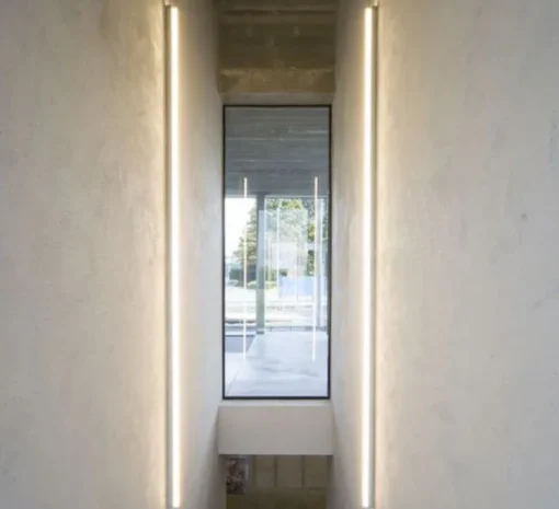 Plafonnier, Ninza C, noir, LED, 2700K,660 lm , L120cm, H3,5cm - Dark