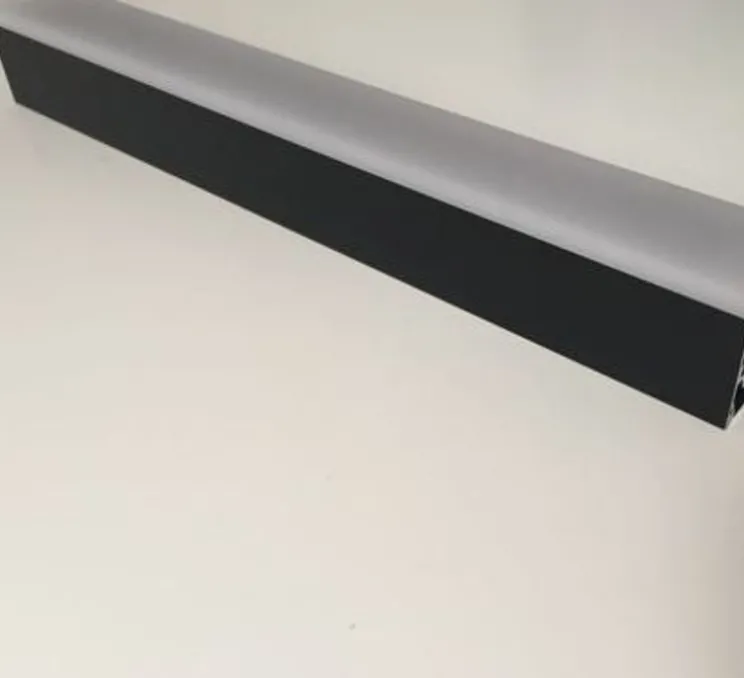 Plafonnier, Ninza C, noir, LED, 2700K,660 lm , L120cm, H3,5cm - Dark