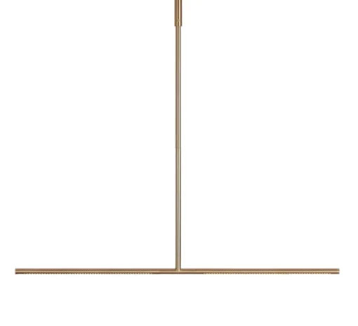 Plafonnier, Omni large, laiton, LED, dim, 2700K, 1200 lm, L107,4cm, H1,9cm - Umage