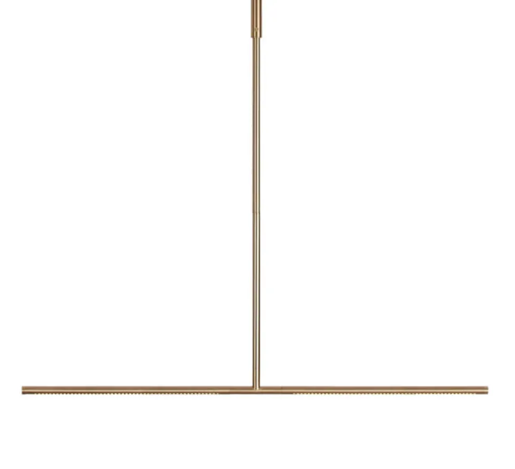Plafonnier, Omni large, laiton, LED, dim, 2700K, 1200 lm, L107,4cm, H1,9cm - Umage