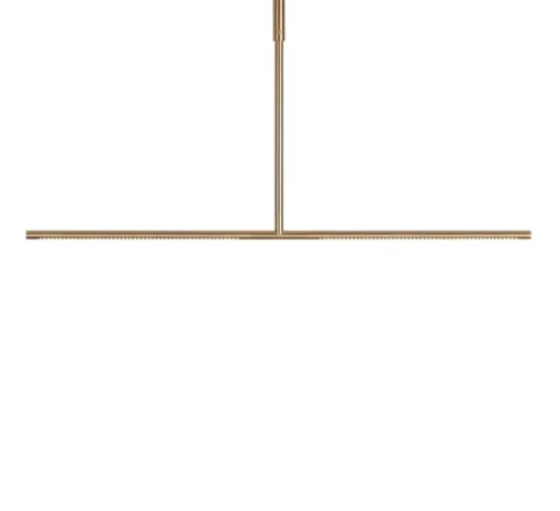Plafonnier, Omni large, laiton, LED, dim, 2700K, 1200 lm, L107,4cm, H1,9cm - Umage