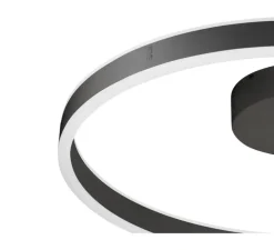 Plafonnier, ONE 60, noir, LED, dim, 2700/3000K, 550 lm, Ø60cm, H11,5cm - Slv