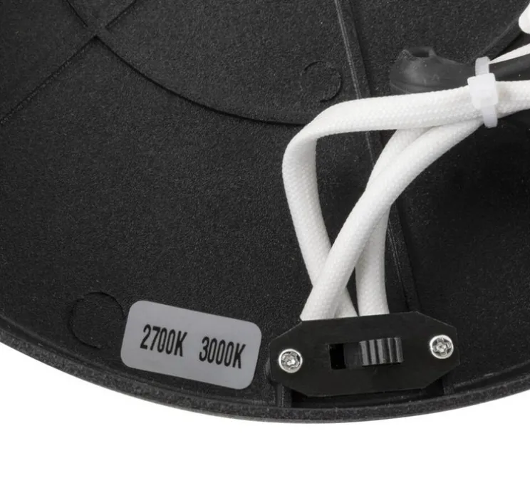 Plafonnier, ONE 60, noir, LED, dim, 2700/3000K, 550 lm, Ø60cm, H11,5cm - Slv