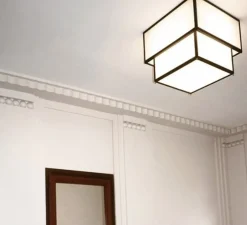 Plafonnier, Oto 430 avec détecteur de mouvement, noir, IP44, LED, 2700K, 1250 à 2500 lm, L42cm, H31cm - Raphaël Armand