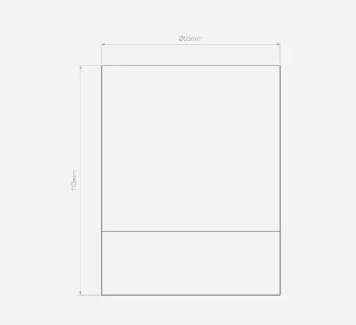 Plafonnier, Ottawa, blanc mat, IP65, Ø8,5cm, H11cm - Astro