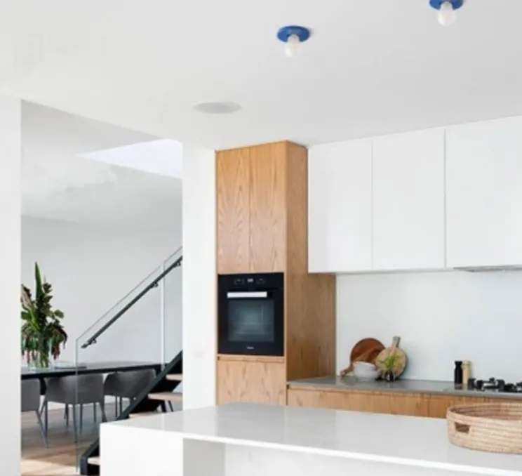 Plafonnier ou spot E27, adele, bleu, L10cm, H10cm - Zangra