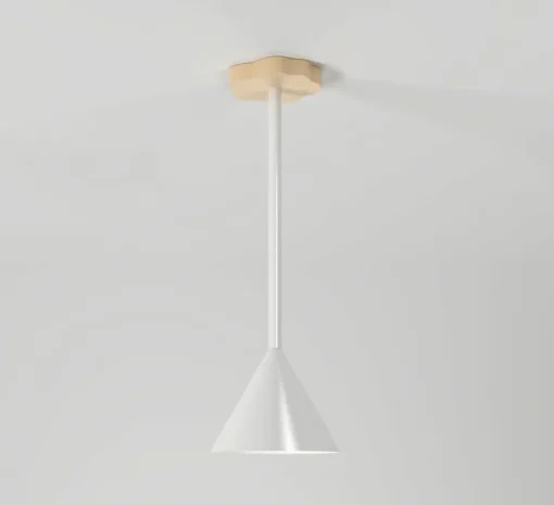 Plafonnier, Outlines, blanc, sable, L20cm, H58,8cm - Atelier Areti