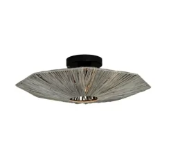 Plafonnier, Panama S, gris, Ø45cm, H5cm - Good&Mojo