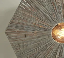 Plafonnier, Panama S, gris, Ø45cm, H5cm - Good&Mojo