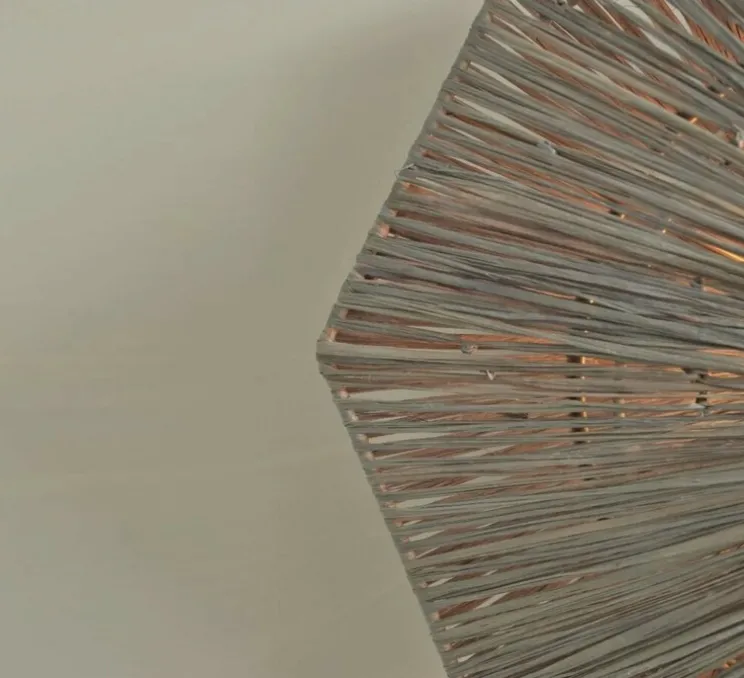 Plafonnier, Panama S, gris, Ø45cm, H5cm - Good&Mojo