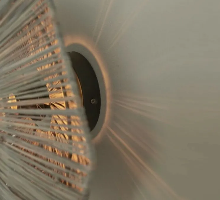 Plafonnier, Panama S, gris, Ø45cm, H5cm - Good&Mojo