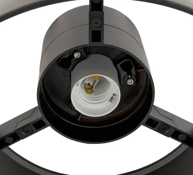 Plafonnier, Photoni , noir, IP65, Ø22,4cm, H17,5cm - SLV