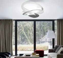 Plafonnier, Pirce, blanc, H44cm, L97cm, LED, dimmable - Artemide