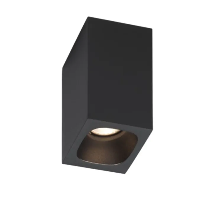 Plafonnier, Pirro Surface 1.0, noir, LED, dim, 3000k, 410 lm, Ø5cm, H8cm - Wever&Ducré