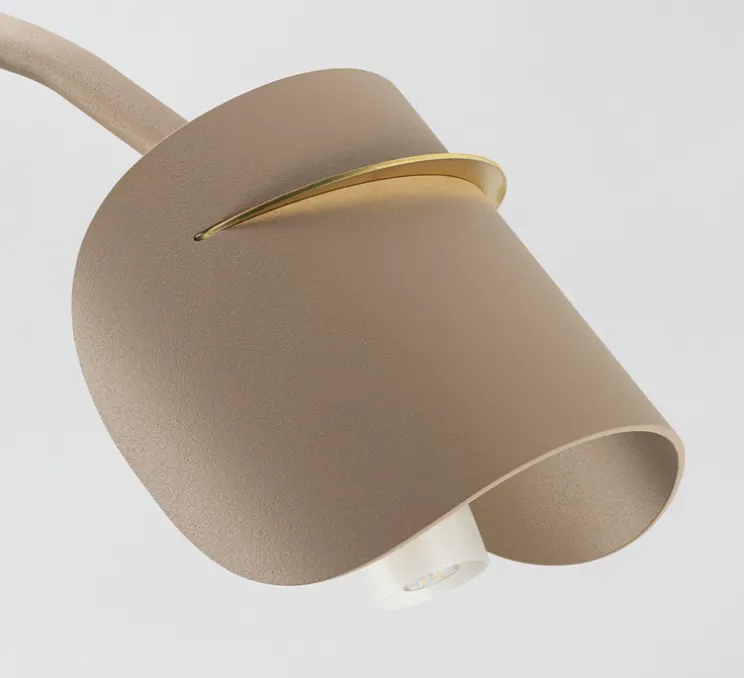 Plafonnier, PISTIL, Beige lin, Øcm, H42cm - JURIE & JARRE