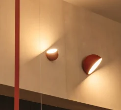 Plafonnier, Plusminus solo 6333, terracotta, LED, 3000K, 546 lm, Ø10cm, H9cm - Vibia