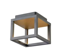 Plafonnier, Quadrulo, anthracite, IP55, LED, 3000K, 230 lm, L14cm, H13cm - SLV