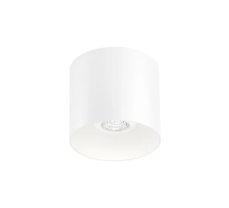Plafonnier, Ray 1.0, blanc, Ø11,4cm, H10cm - Wever&Ducré