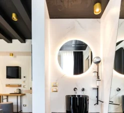 Plafonnier, Ray 1.0 LED, variable par coupure de phase, or, LED, dim, 2700K, 670lm, Ø11,4cm, H10cm - Wever&Ducré