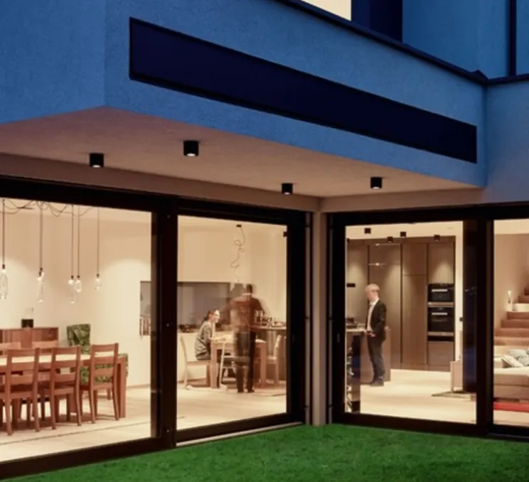 Plafonnier, Ray outdoor 1.0, noir, IP65, LED, dim, 2700k, 525 lm, Ø11,4cm, H10cm - Wever&Ducré