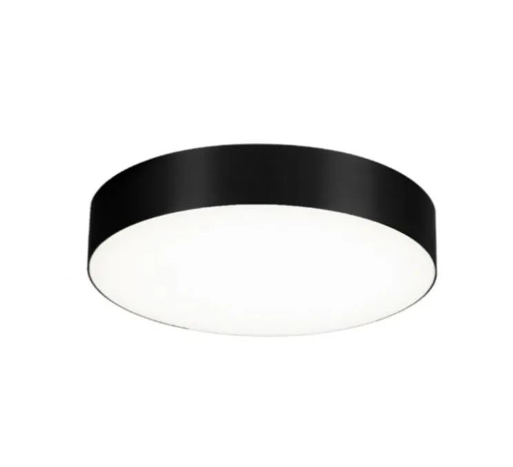 Plafonnier, Roby 2.6, blanc & noir, IP44, LED, dim, 3000K, 1040 lm, Ø26,5cm, H6cm - Wever&Ducré