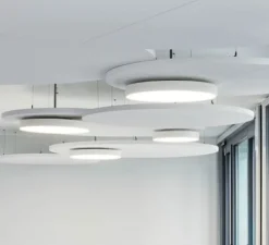 Plafonnier, Roby IP44, blanc, IP44, LED, 3000k, 1890 lm, Ø35,5cm, H6cm - Wever&Ducré