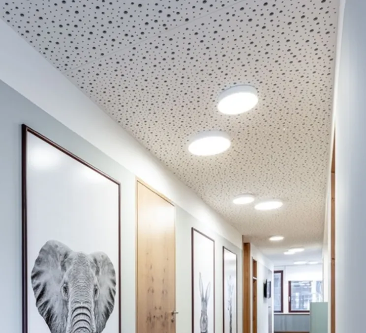 Plafonnier, Roby IP44, noir et blanc, IP44, LED, 3000k, 1890 lm, Ø35,5cm, H6cm - Wever&Ducré