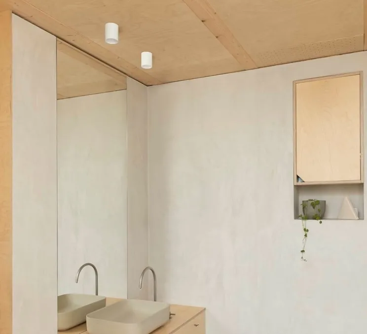 Plafonnier, Rol, blanc mat, LED, 2700K, 537 lm, Ø7,5cm, H10cm - Faro