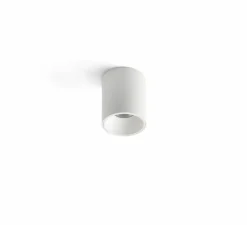 Plafonnier, Rol, blanc mat, LED, 2700K, 537 lm, Ø7,5cm, H10cm - Faro