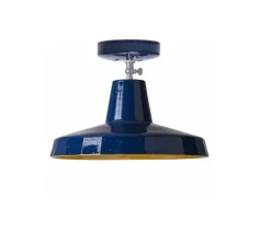 Plafonnier, Rossi 1093/30, Bleu navy, melon, Ø30cm, H27cm - Toscot