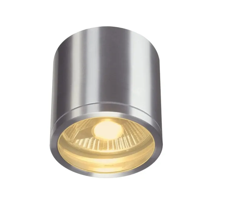 Plafonnier, ROX, aluminium, IP44, Ø12,5cm, H12,5cm - Slv