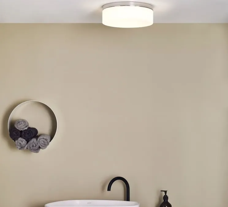 Plafonnier, Sabina 280, chrome poli, IP44, Ø28cm, H9,65cm - Astro