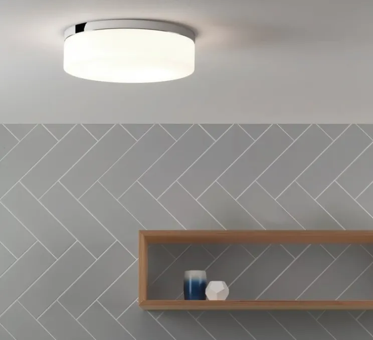 Plafonnier, Sabina 280, chrome poli, IP44, Ø28cm, H9,65cm - Astro