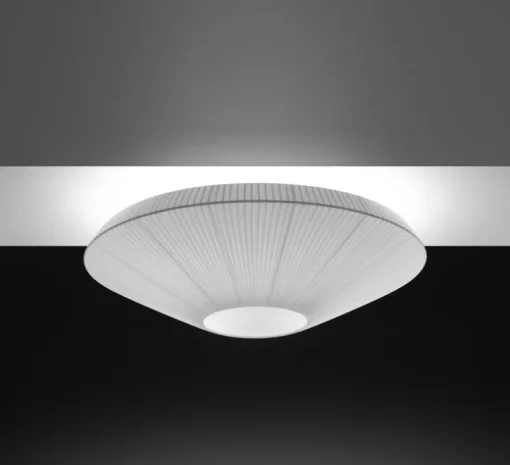 Plafonnier, Siam 80, blanc, Ø80cm, H28cm - Bover