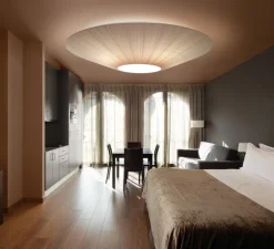 Plafonnier, Siam 120, crème, Ø120cm, H36cm - Bover