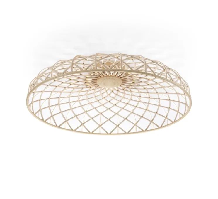 Plafonnier, Skynest, beige amande, LED, dim, 2700K, 1885 lm, Ø90cm, H21,6cm - Flos