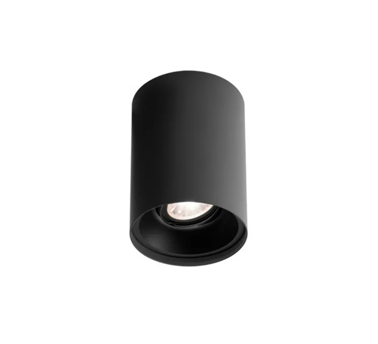 Plafonnier, Solid 1.0 LED, noir, LED, dim, 3000K, 670lm, Ø10cm, H13cm - Wever&Ducré