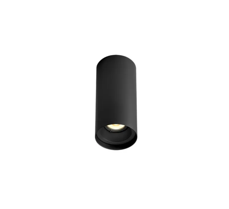 Plafonnier, Solid Bijou 1.0, noir, LED, 2700K, 435lm, Ø6cm, H13cm - Wever&Ducré