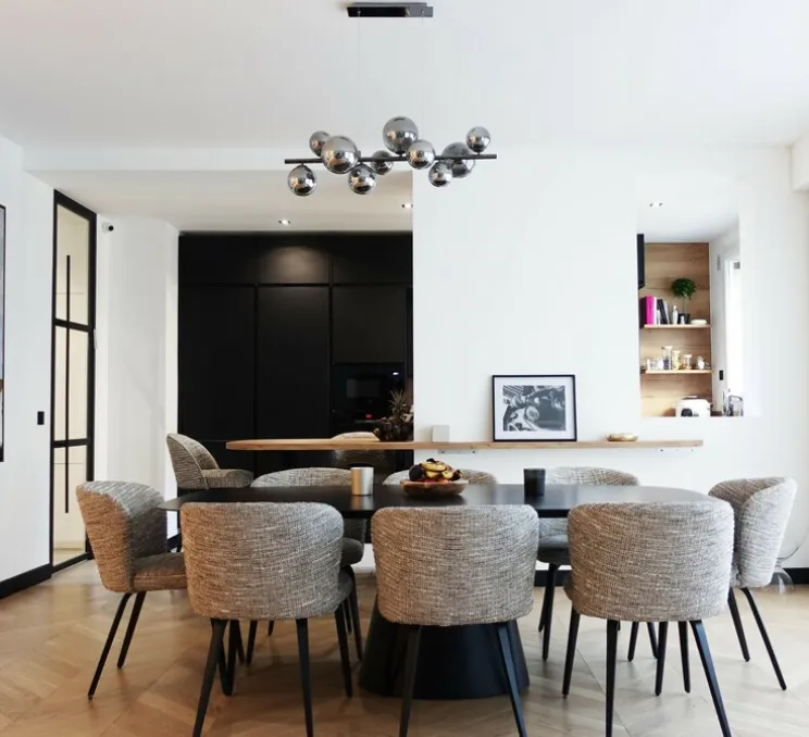 Plafonnier, Stan, noir, Ø6cm, H10,5cm - Faro