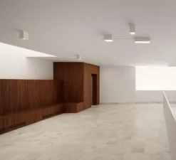 Plafonnier, Structural 2630, gris clair, LED, dim, 2900K, 565,65 lm, L18cm, H21cm - Vibia